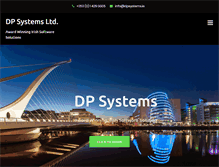 Tablet Screenshot of dpsystems.ie